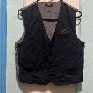 Black and Gray Vest